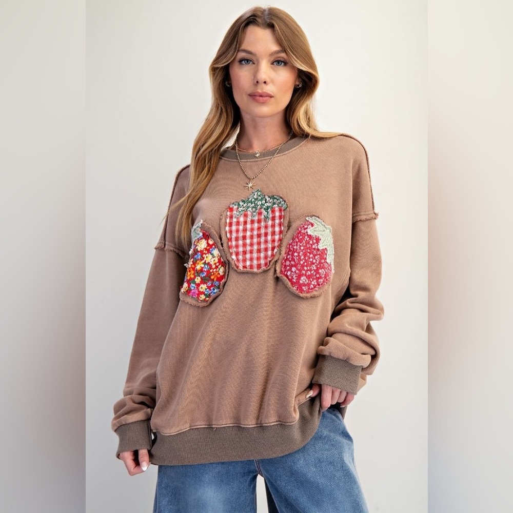 Oh the Nostalgia Strawberry Jam Patches in Mocha